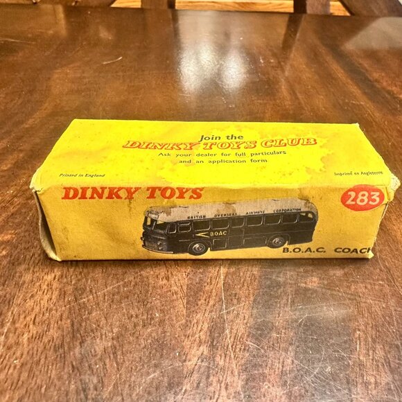 Dinky Toys 283 BOAC Coach Diecast Model With Box - Picture 8 of 8